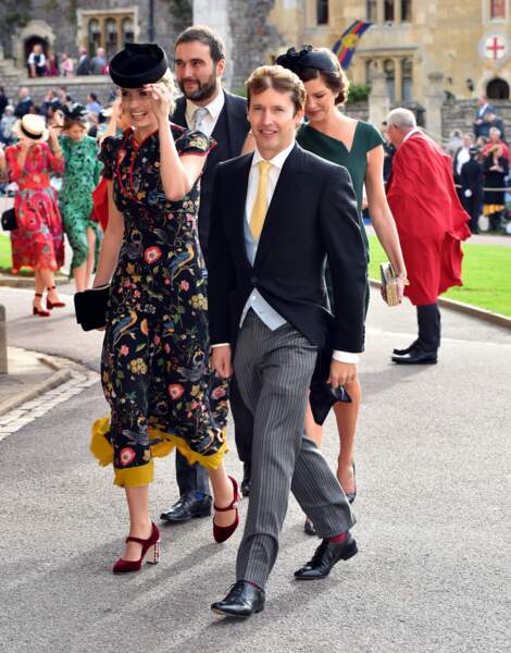 Le chanteur James Blunt au mariage d'Eugénie d'York, au château de Windsor, le 12 octobre 2018
