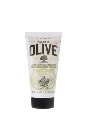 Pure Greek Olive Crème Mains Fleur d'Olivier, Korrès, 8,90 €, korres.fr