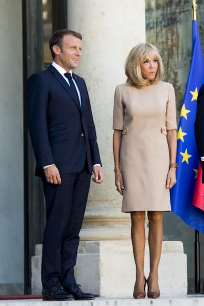 Brigitte et Emmanuel Macron étaient de retour à Paris ce jeudi 22 août