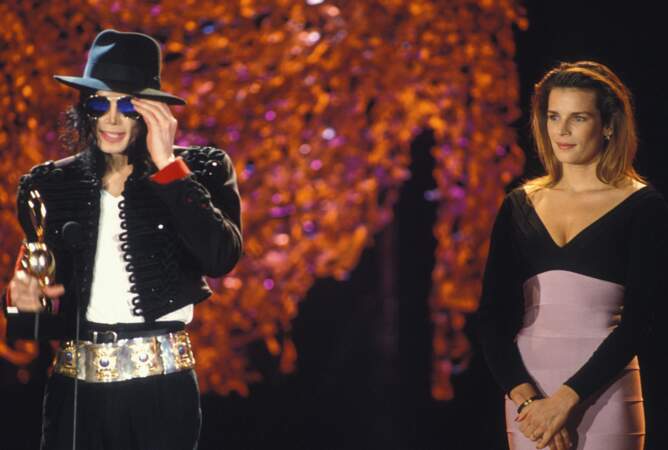 Stéphanie de Monaco et Michael Jackson en 1993 aux World Music Awards à Monaco