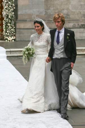 Christian de Hanovre épouse Alessandra de Osma (dans une robe Jorge Vazquéz) à Lima le 16 mars 2018