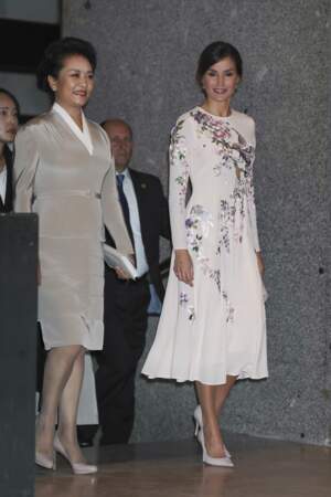 Letizia d'Espagne et Peng Liyuan, la première dame chinoise : deux styles d'élégance