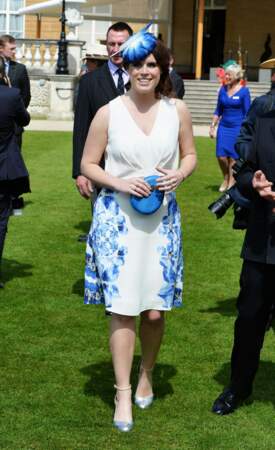 Eugenie d'York lors de la garden party au palais de Buckingham le 26 mai 2016