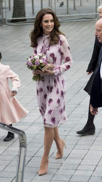 Kate Middleton lors de la Journée mondiale de la santé mentale à Londres le 10 octobre 2016
