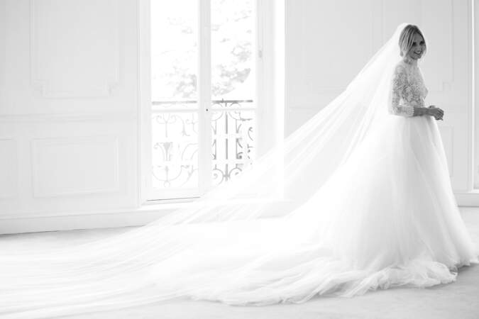 Chiara Ferragni : sa robe de mariée Dior a nécessité 400 mètres de tulle