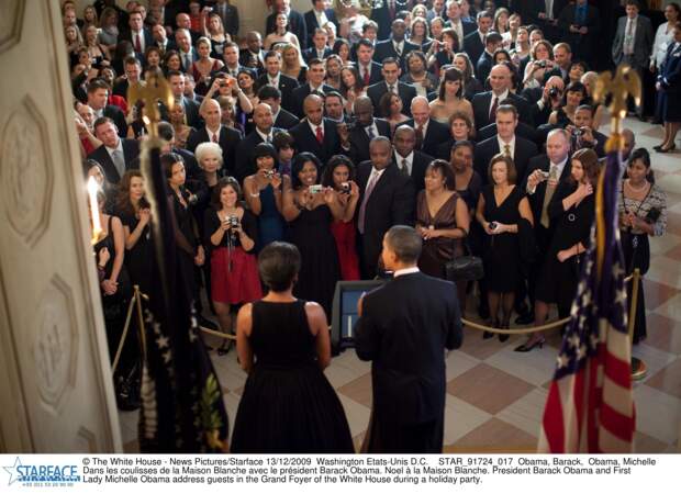 Dans les coulisses de la Maison Blanche avec le président Barack Obama. Noel à la Maison Blanche 2009 