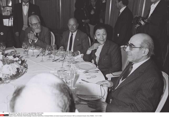 Réunion du Jury du Prix Goncourt 1987 à Drouant