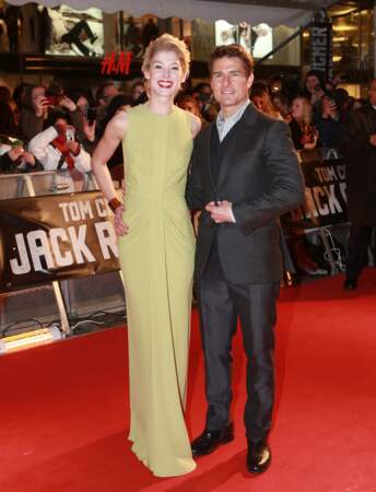 Tom Cruise et Rosamund Pike pour Jack Reacher en 2012