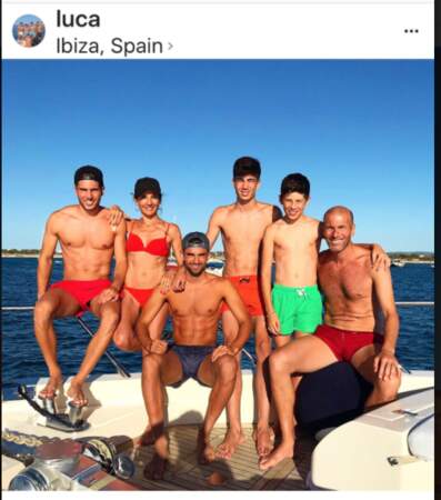 La famille Zidane au grand complet