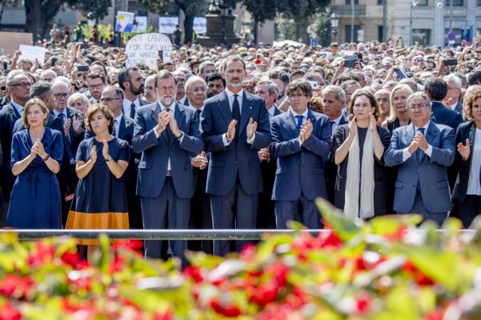 Le roi Felipe VI est venu rendre hommage aux victimes 