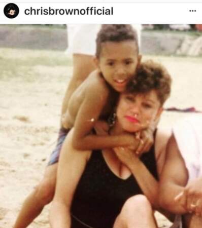 Chris Brown et sa mère