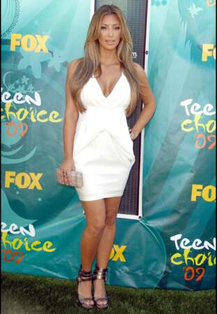 En 2009, sexy lors des Teen Choice Awards à Los Angeles.