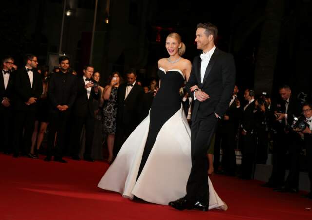 Blake Lively et son mari Ryan Reynolds ont sublimé le tapis rouge de Cannes, en 2014