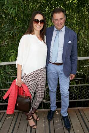 À Roland Garros, Pierre Sled qui a divorcé de Sophie Davant en 2012 a retrouvé l'amour