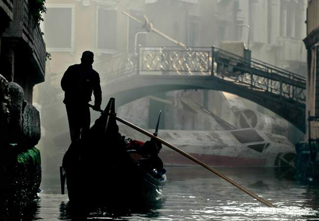 Un chasseur X perdu dans les canaux de Venise