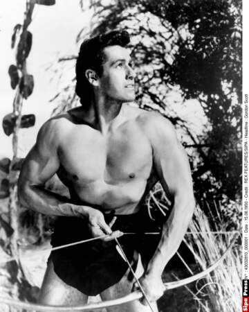 En 1955, Tarzan chez les Soukoulous est le premier film d'une longue série pour Gordon Scott