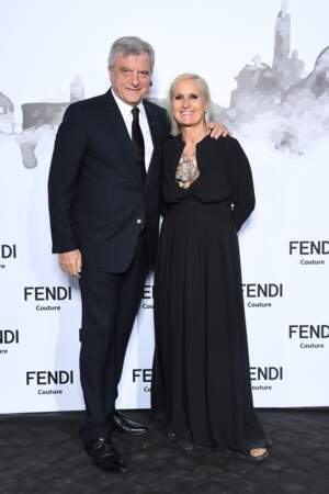  Sidney Toledano et Maria Grazia Chiur de la maison Dior, étaient à Rome pour Fendi.