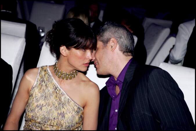 Sophie Marceau en soirée à Cannes avec Jim Lemley en 2006.