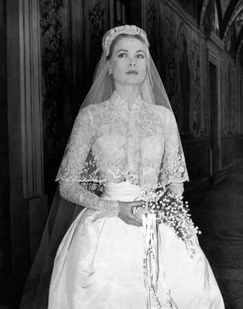 Mariage de Grace Kelly et du Prince Rainier III de Monaco en 1956