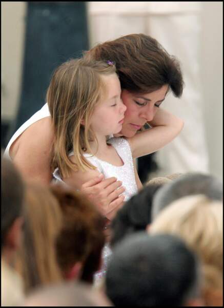 Alexandra de Hanovre et la princesse Caroline le 12 juillet 2005