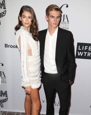 Kaïa et son frère Presley Gerber, sublimes tous les deux lors de la Fashion week à new York