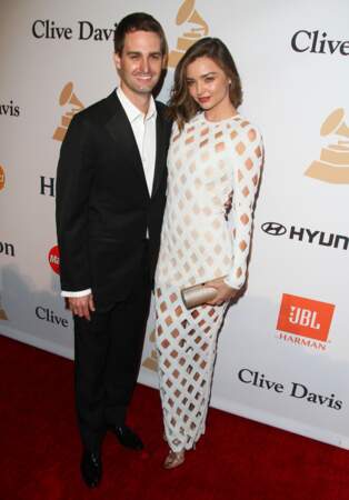 Miranda Kerr, ex-épouse d'Orlando Bloom, a épousé cette année Evan Spiegel
