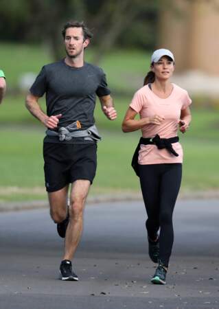  Pippa Middleton et son mari James Matthews font un jogging à Sydney
