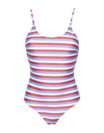 Maillot une pièce rayé, 61 € en soldes, 8 by Yoox.