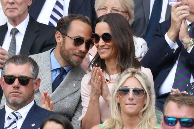 Le frère et la soeur de Kate Middleton se sont faits remarquer dans les tribunes de Wimbledon, ce lundi 8 juin