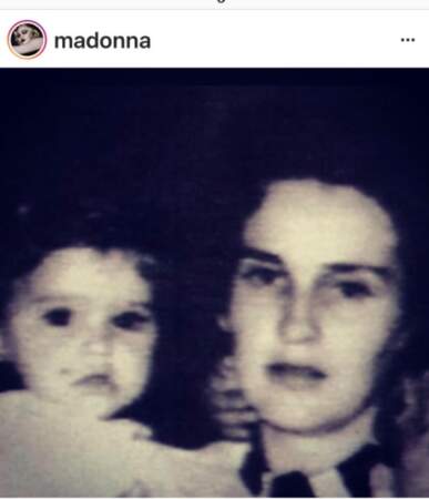 Madonna et sa mère