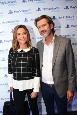 Sandrine Quétier et  Philippe Cardon,  Vice-Président de Sony Interactive Entertainment Europe