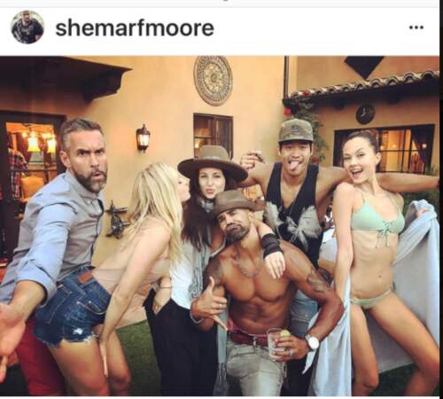 Shemar Moore et ses amis