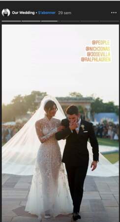 Nick Jonas, marié magnifique en costume noir Ralph Lauren pour épouser Pryianka Chopra en Inde