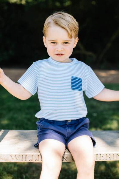 Le prince George lors de ses trois ans