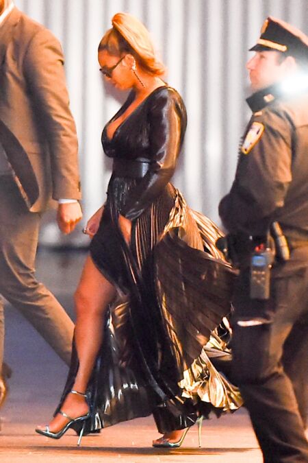 Beyoncé a opté pour une queue de cheval haute et tendance pour la Grammy