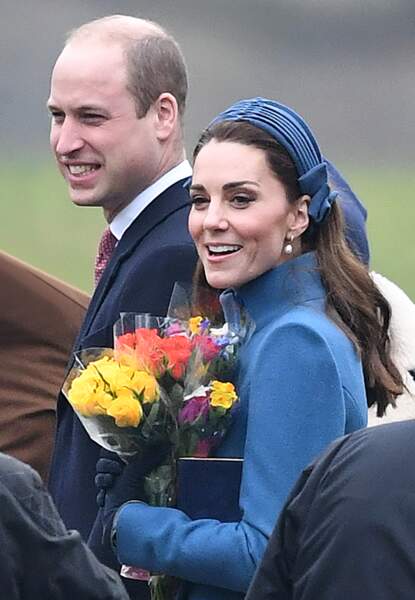 Kate Middleton tout sourire 