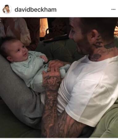 David Beckham et sa nièce, Peggy