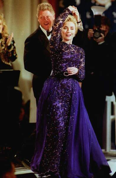 1993, sublime en robe de soir pour le gala d'inauguration 