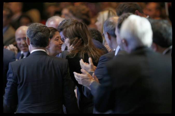 Nicolas Sarkozy, Ingrid Betancourt, Carla Bruni-Sarkozy 