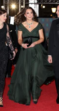 Kate Middleton et sa leçon d'élégance sur le tapis rouge des BAFTA 2018