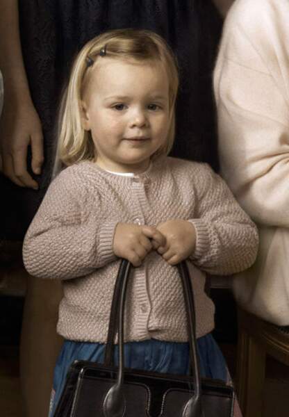 Mia Grace Tindall, 2 ans, fille de Zara Philipps, elle-même fille de la princesse royale Anne