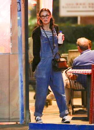 Demi Moore à la sortie d'un restaurant de Los Angeles le 18 Septembre 2016