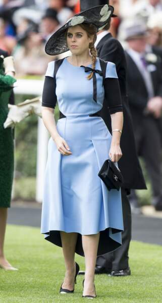 La princesse Beatrice d'York lors de la 3ème journée des courses hippiques "Royal Ascot", le 22 juin 2017