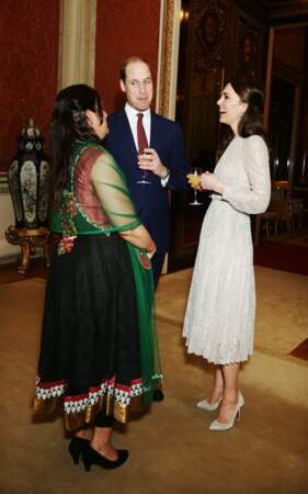 Kate Middleton au lancement de l'année culturelle 2017 UK-India au palais Buckingham