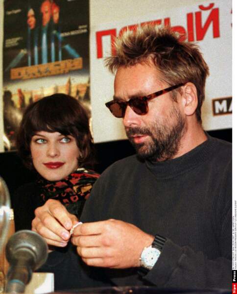 Luc Besson et Milla Jovovitch