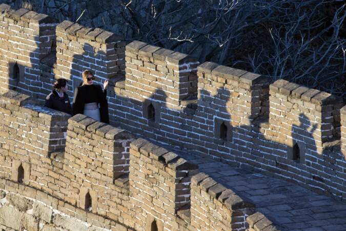 Melania Trump a fait du tourisme en visitant la Grande Muraille