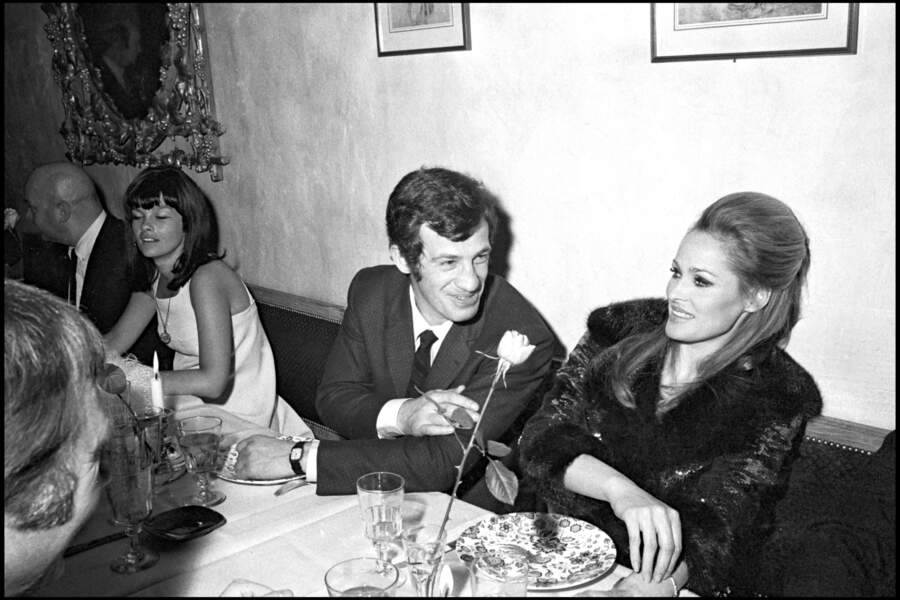 Jean-Paul Belmondo et l'actrice Ursula Andress en 1967