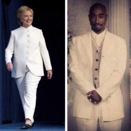 Hillary Clinton et Tupac 
