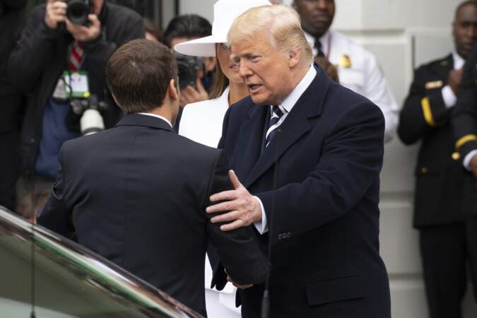 Emmanuel Macron et Donald Trump à la Maison Blanche ce mardi 24 avril