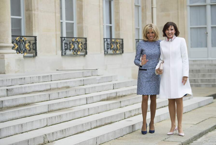 Brigitte Macron et Carmen Iohannis, la femme du président roumain très complices